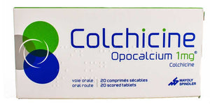 كولشيسين فرنسي لعلاج النقرص 1000 ميكروجرام 20 قرص