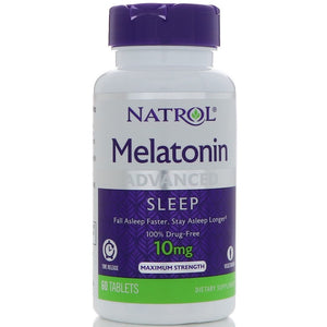 الميلاتونين الطبيعي لعلاج الأرق إضطرابات النوم 10 مجم 60 قرص