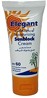 إيليغانت واقي شمس  مرطب 60 جرام  SPF 60